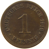 KAISERREICH PFENNIG 1916 G  #MA 068507 - 1 Pfennig