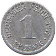 KAISERREICH PFENNIG 1917 G  #MA 098888 - 1 Pfennig