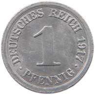 KAISERREICH PFENNIG 1917 F  #MA 098892 - 1 Pfennig