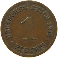 KAISERREICH PFENNIG 1912 D  #MA 068150 - 1 Pfennig