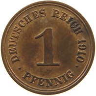 KAISERREICH PFENNIG 1910 G  #MA 100143 - 1 Pfennig