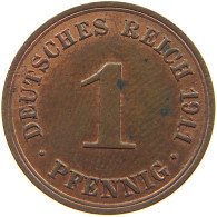 KAISERREICH PFENNIG 1911 A  #MA 022653 - 1 Pfennig