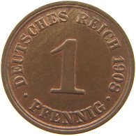 KAISERREICH PFENNIG 1908 A  #MA 022663 - 1 Pfennig