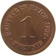 KAISERREICH PFENNIG 1906 E  #MA 022662 - 1 Pfennig