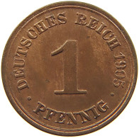 KAISERREICH PFENNIG 1905 F  #MA 100122 - 1 Pfennig