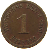 KAISERREICH PFENNIG 1890 D  #MA 068509 - 1 Pfennig