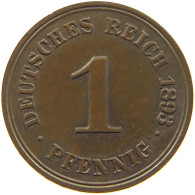 KAISERREICH PFENNIG 1893 A  #MA 022657 - 1 Pfennig