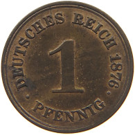 KAISERREICH PFENNIG 1876 A  #MA 022654 - 1 Pfennig