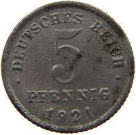 KAISERREICH 5 PFENNIG 1920 G  #MA 103176 - 5 Pfennig