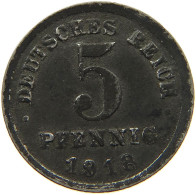 KAISERREICH 5 PFENNIG 1918 G  #MA 103191 - 5 Pfennig