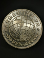 3000 PESOS ARGENT 1978 COUPE DU MONDE DE FOOTBALL ARGENTINE / ARGENTINA SILVER - Argentina