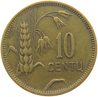 LITHUANIA 10 CENTU 1925  #MA 024591 - Litouwen