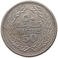 LEBANON 50 PIASTRES 1952  #MA 066181 - Libanon