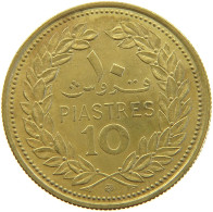 LEBANON 10 PIASTRES 1968  #MA 066207 - Lebanon