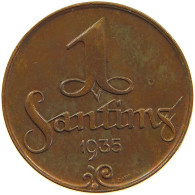 LATVIA SANTIMS 1935  #MA 100723 - Letland