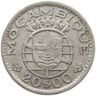 MOZAMBIQUE 20 ESCUDOS 1960  #MA 020894 - Mozambico