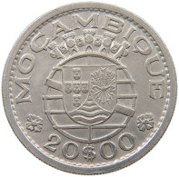 MOZAMBIQUE 20 ESCUDOS 1955  #MA 021012 - Mosambik