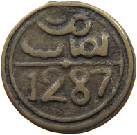 MOROCCO 4 FALUS 1287 SIDI MOHAMMED IV 1276-1290AH, 1859-1873. #MA 021711 - Maroc