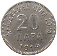 MONTENEGRO 20 PARA 1914  #MA 099793 - Jugoslawien