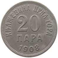 MONTENEGRO 20 PARA 1908  #MA 099794 - Yugoslavia