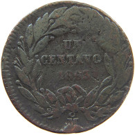 MEXICO CENTAVO 1863  #MA 023487 - Mexique