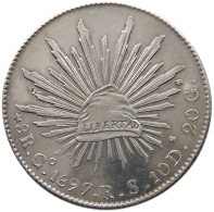 MEXICO 8 REALES 1897 GUANAJUATO #MA 025523 - Mexique