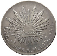 MEXICO 8 REALES 1896 CULIACAN #MA 024352 - Mexique