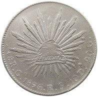 MEXICO 8 REALES 1896 GUANAJUATO #MA 024353 - Mexique