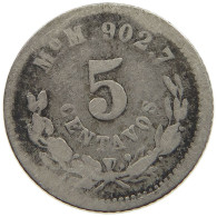 MEXICO 5 CENTAVOS 1893  #MA 021567 - Mexique