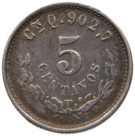 MEXICO 5 CENTAVOS 1900 CULIACAN #MA 024415 - Mexique