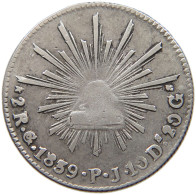 MEXICO 2 REALES 1839 GUANAJUATO #MA 024394 - Mexique