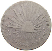 MEXICO 2 REALES 1854  #MA 003263 - Mexique