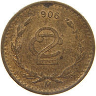 MEXICO 2 CENTAVOS 1906  #MA 024436 - Mexique