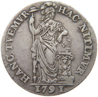 NETHERLANDS GULDEN 1791  #MA 002078 - …-1795 : Période Ancienne