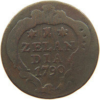 NETHERLANDS DUIT 1790 ZEELAND #MA 022489 - Monedas Provinciales