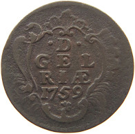 NETHERLANDS DUIT 1759 GELDERLAND #MA 022490 - Monnaies Provinciales