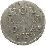 NETHERLANDS 2 STUIVER 1754  #MA 021427 - Monete Provinciali