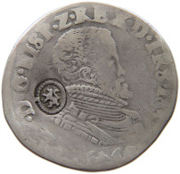 NETHERLANDS ANTWERP 1/5 PHILIPSDAALDER 1565 FELIPE II. MET KLOP (LEEUW) #MA 024961 - Provinciale Munten