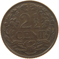 NETHERLANDS 2 1/2 CENT 1941 WILHELMINA 1890-1948 #MA 067792 - 2.5 Cent