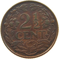 NETHERLANDS 2 1/2 CENT 1929 WILHELMINA 1890-1948 #MA 067793 - 2.5 Centavos