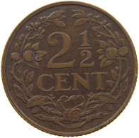 NETHERLANDS 2 1/2 CENT 1914 WILHELMINA 1890-1948 #MA 067237 - 2.5 Centavos