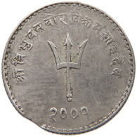 NEPAL 20 PAISA 2001 MINTING ERROR #MA 025103 - Népal