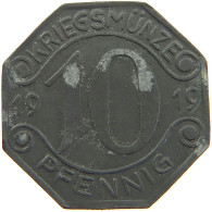 NECKARSULM 10 PFENNIG 1919  #MA 102917 - Autres & Non Classés