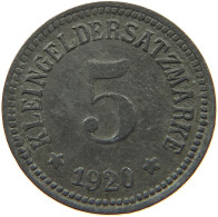 MÜNCHBERG 5 PFENNIG 1920  #MA 103121 - Sonstige & Ohne Zuordnung