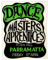 Australia   2006 Rock Posters, The Masters Apprentices, Mint Postcard - Mint Stamps