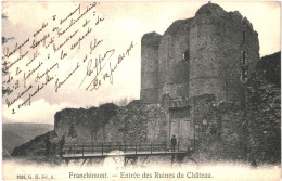 CPA Carte Postale Belgique Franchimont Entrée Des Ruines Du Château 1906  VM73919 - Philippeville