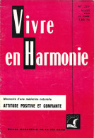 VIVRE En HARMONIE - ATTITUDE POSITIVE ET CONFIANTE - Mensuel De Mars 1970 - Medicina & Salute