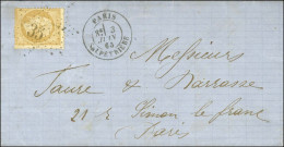 Etoile 35 / N° 21 Càd SALPÉTRIÈRE 3 JUIN 65 Sur Lettre Locale Avec Texte (ex. Collection François, 1952). - TB / SUP. -  - 1862 Napoleon III