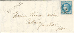 PC Du GC 2759 / N° 29 Griffe Provisoire OUTARVILLE (manque De Càd) Sur Lettre Pour Palluau, Càd D’arrivée 1 MAI 71. - R. - 1863-1870 Napoléon III. Laure