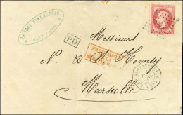 Ancre / N° 32 Càd Octo ALEXANDRETTE / P.FR.X N° 2 13 AVRIL 72 Sur Lettre D'Alep Pour Marseille. - SUP. - R. - 1863-1870 Napoléon III Lauré